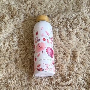 Waterdrop Pink Floral Water Bottle